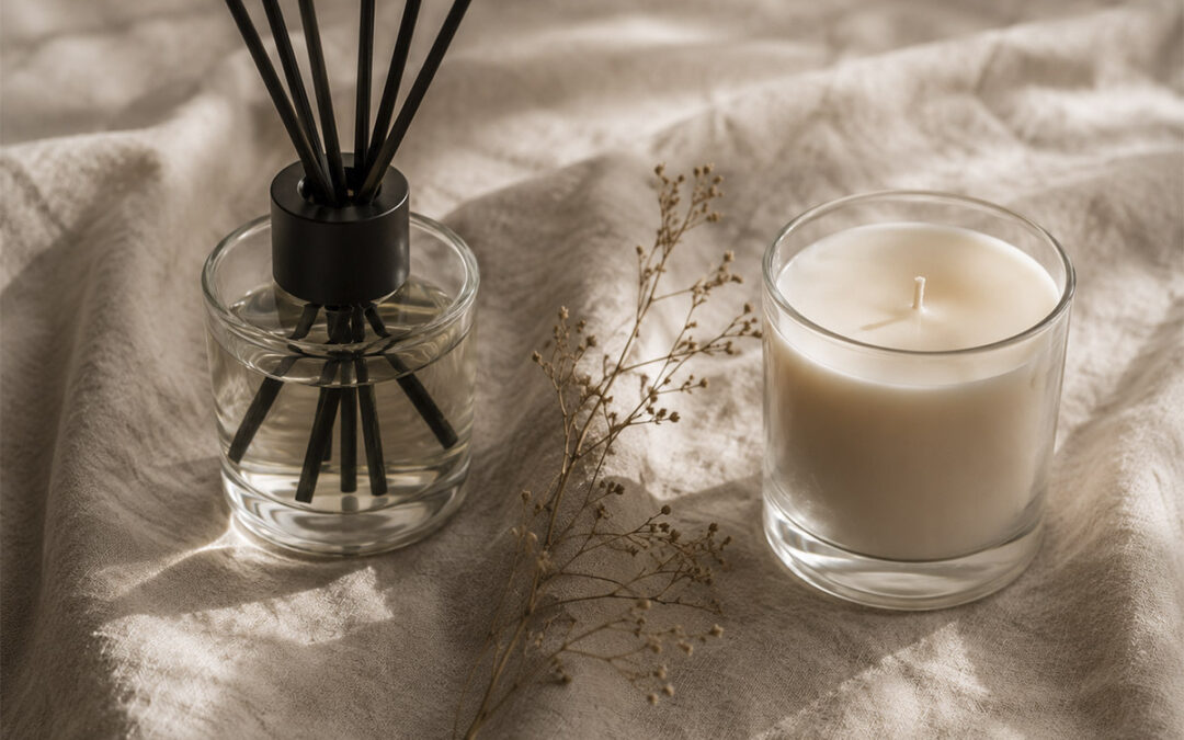 Productos aromáticos: mikados y velas