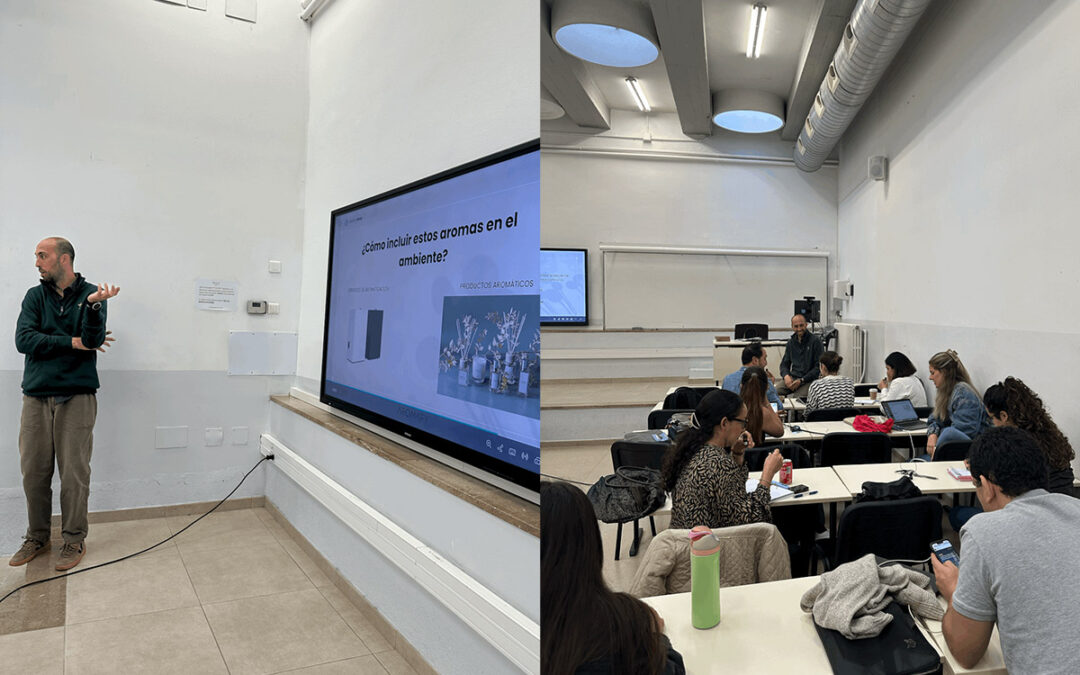 Aromafy imparte una masterclass sobre marketing olfativo en la Universitat de Barcelona